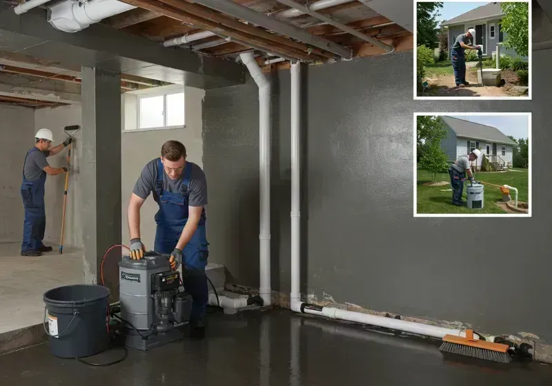 Basement Waterproofing and Flood Prevention process in Columbia, IL